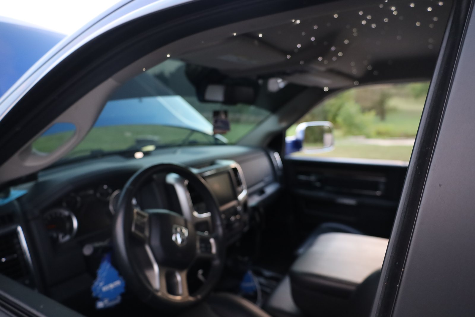 Blue Ram interior with starlight headliner